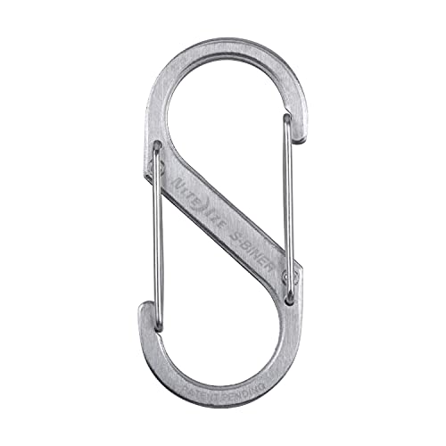Dual Gate Stainless Steel S-Biner Carabiner Clip - Size 3