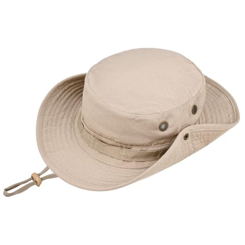 Bucket Hat for Men & Women - UPF Protection Wide Brim - Khaki