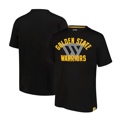 NBA Men's Golden State Warriors Black XL Official Game Day T-Shirt
