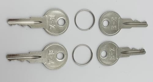 Golf Cart Ignition Key Set for Gas & Electric Models - 4 Pack