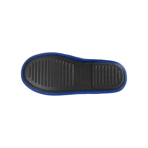 MLB Men's Embroidered Team Color Sherpa Slides - New York Mets | Size 9-10