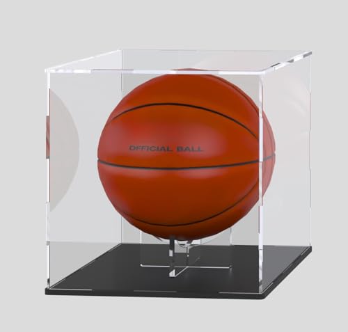 Acrylic Ball Display Stand - 3-Pack Clear Sports Holder for Football, Basketball, Soccer & More