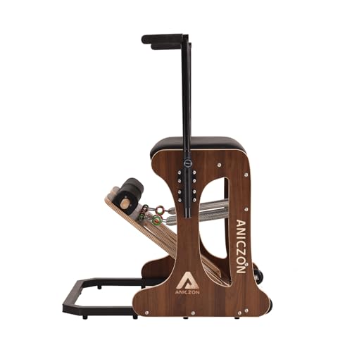 Pilates Stability Chair with Handles - Walnut Color