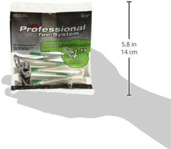 Pride Professional Tee System | ProLength Max Tee - 4-Inch Durable Golf Tee