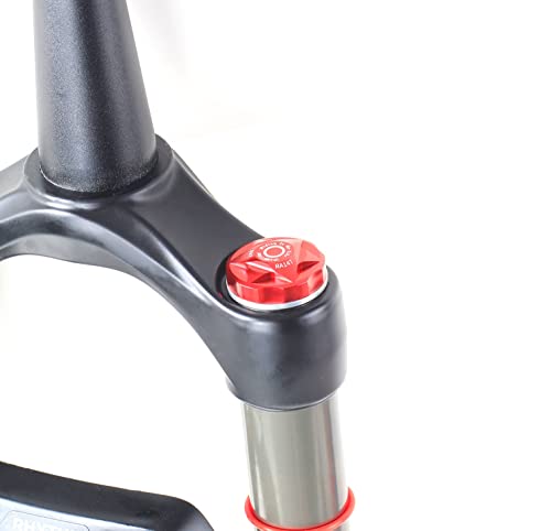 Bike Air Valve Top Cap Cover - CNC Machined, Black