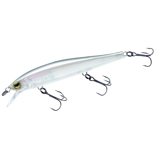 3DB Jerkbait 110 Lure - Suspending Minnow, 4-3/8 Inch - Pearl Shad