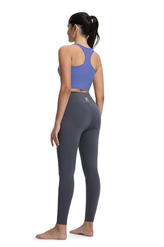 Padded Wirefree Yoga Sports Bra for Women - X-Large Purple Racerback