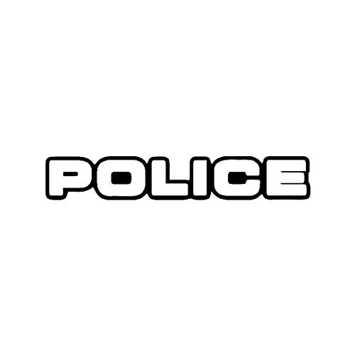 Police Decal Sticker - 8" Vinyl for Car, Laptop, Notebook