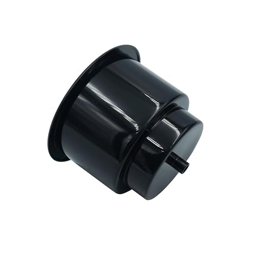 Black Plastic Cup Holder - 4 PCS Recessed Drink Holders with Drain