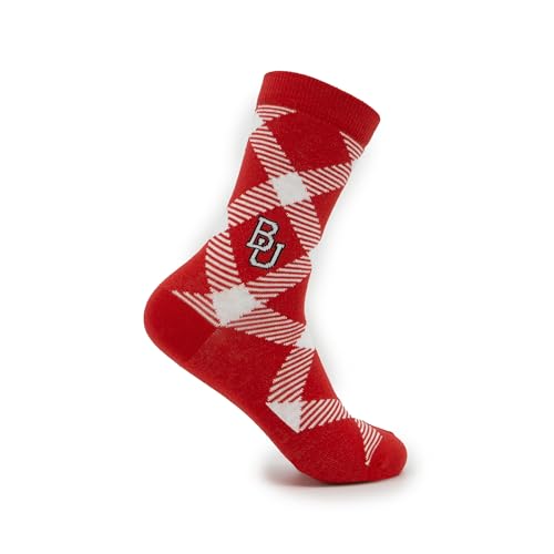 Cotton Dress Socks - Boston University Terriers - Large-X-Large