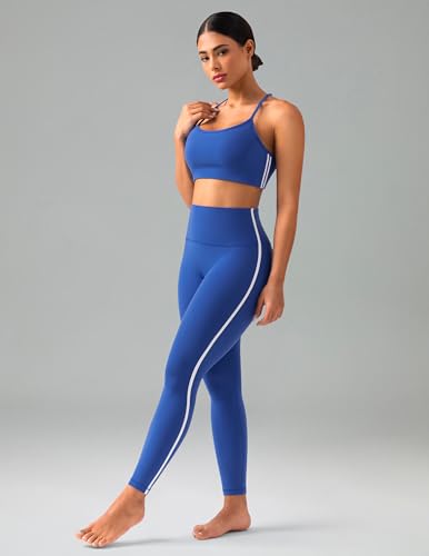Colorfulkoala Women's High Waist Yoga Leggings with No Front Seam 25" Inseam