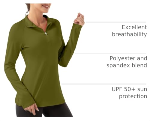 Women's Long Sleeve Polo Shirt - UPF 50+ Sun Protection - Mustard Yellow XS