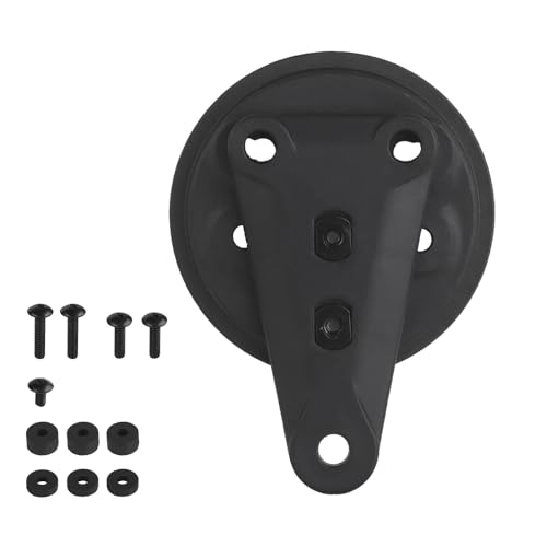Black Mid-Low Ride Holster Platform Adapter Belt Loop with 360° Rotation and Adjustable Thigh Straps - JFFCESTORE