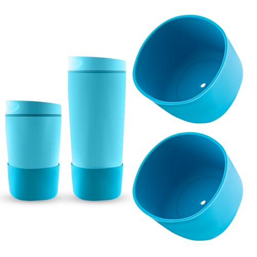 Silicone Boot for Owala SmoothSip Slider Tumbler - Blue (2pcs)