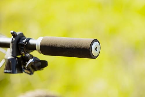 Wolf Tooth Lock-On Fat Paw Mountain Bike Handlebar Grips Black - Silicone Foam, Vibration Damping