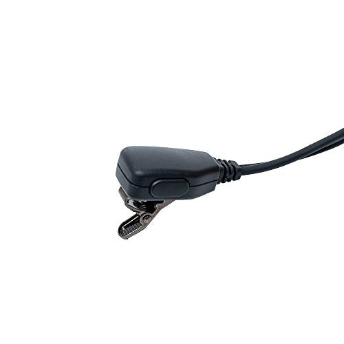G Shape Earpiece Headset with Mic for Kenwood & Baofeng Two-Way Radios