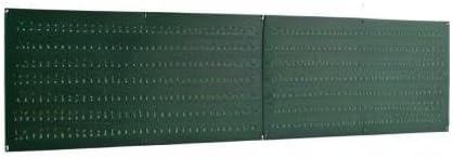 Galvanized Steel Pegboard Rack - 2 Pack 32” x 16” Metallic Tool Storage Panels