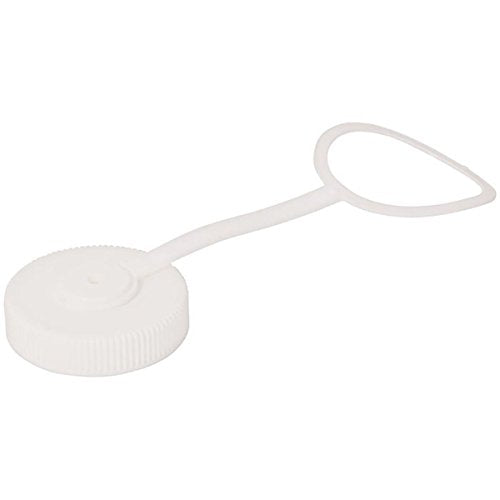 Wide Mouth Loop-Top Water Bottle with Customizable Lid - White