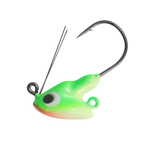 Weedless Stand-Up Fireball Jig - 1/4 Oz Sunrise