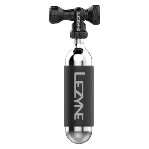 Lezyne Control Drive CO2 Bike Tire Inflator with 16g Cartridge, Black