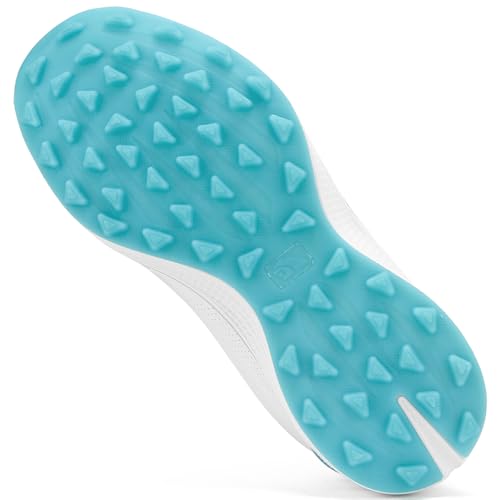 Ifrich Women's Waterproof Spikeless Golf Sneakers - Blue, Size 9 / 556