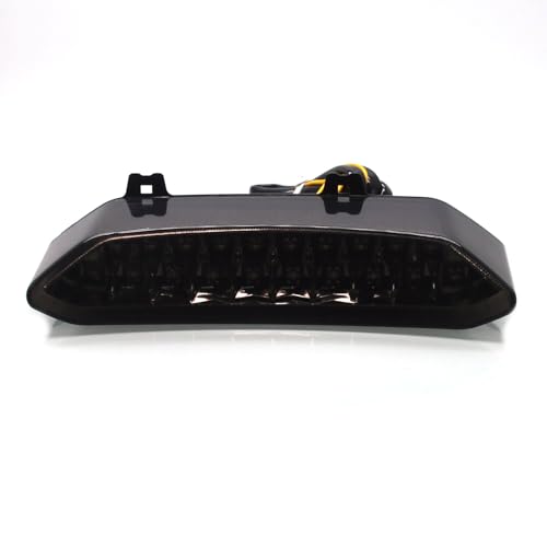 MZS YZF R1 WR250R WR250X Tail Light with Integrated LED Turn Signals Smoke Lens