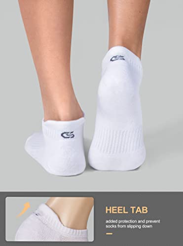 6 Pairs Low Cut Ankle Athletic Running Socks for Men & Women