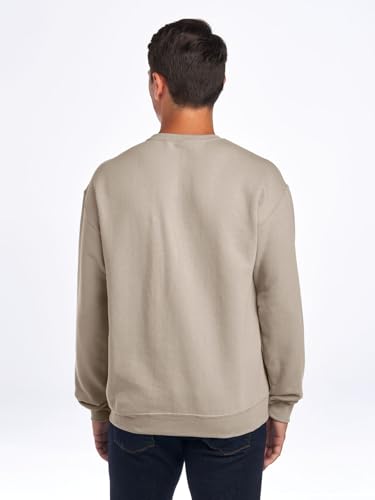 Jerzees Men’s NuBlend Fleece Crew Sweatshirt - Sandstone / Large