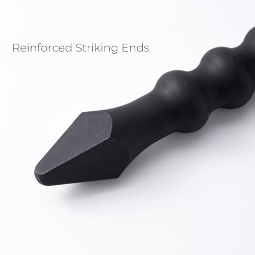 2-Pack Durable Polymer Yawara Sticks - Compact 6.5 Inch Self-Defense Sticks