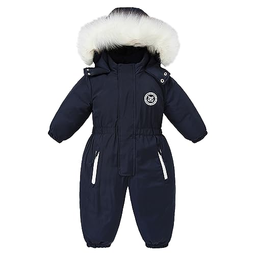 Baby Boy Snowsuit Toddler Winter Coat & Snow Suit 12-24 Months Blue