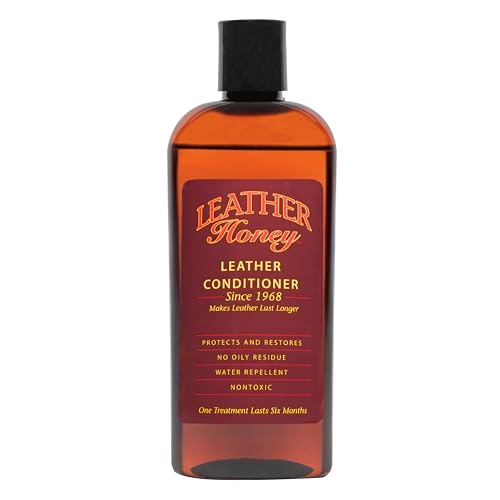 Leather Conditioner - 8 Fl Oz Non-Toxic Formula for All Leather