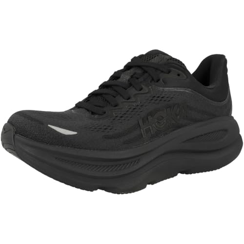 Hoka Bondi 9 Women's Road Running Shoes - Black/Black
