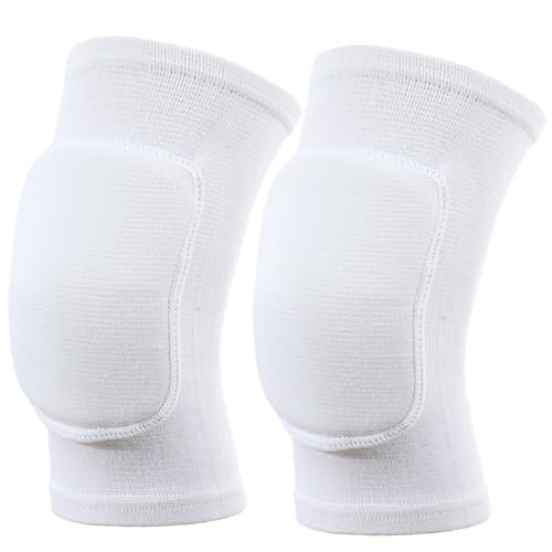 Elbow Pads Arm Sleeves for Volleyball & Sports - Small White