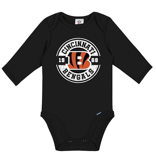 NFL Baby Boys' 2-Pack Long Sleeve Bodysuits - Team Pride