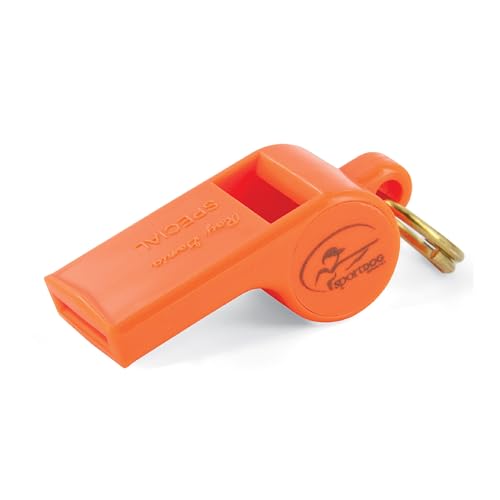 Dog Training Whistle - Pealess High-Pitch Design - Orange