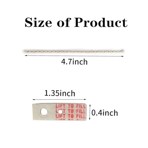 Lighter Replacement Repair Kit - 30 Cotton, 3 Rubber Felt & 3 Wicks