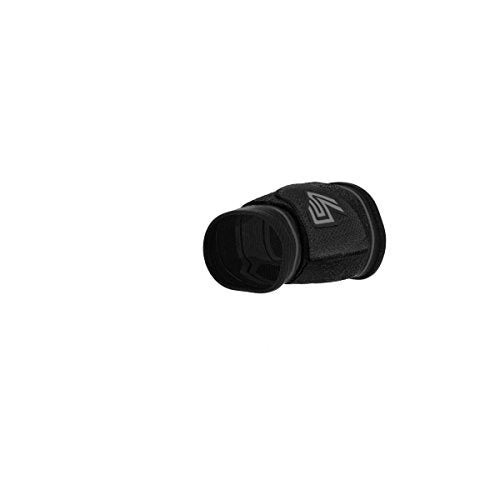 Shock Doctor Compression Knit Wrist Sleeve with Strap - Black/Grey, Medium, Support Brace