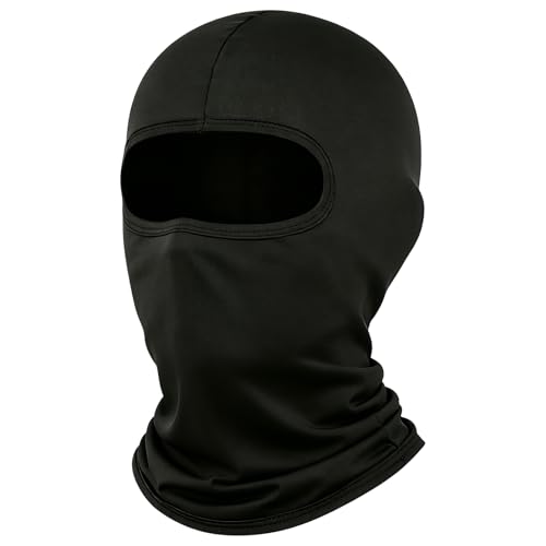 Balaclava Ski Mask - Full Face Windproof Mask for Men and Women - Black