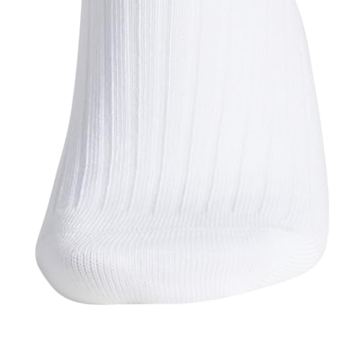 Adidas Women's Scallop Quarter Ankle Socks 3 Pack White/Gray Medium