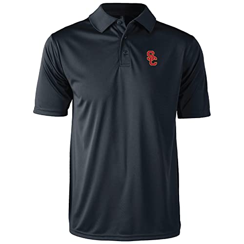 USC Trojans Edge Anti-Snag Polo - 3X-Large to 5X-Large - Black