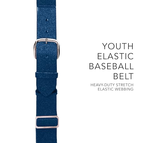 Elastic Baseball Belt - Unisex Adult - One Size / Navy