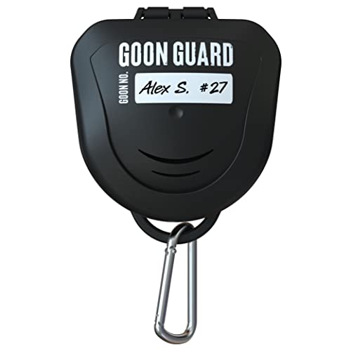 GAME ON Custom Ventilated Protective Mouth Guard Case - Black