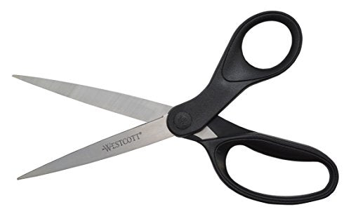 8-Inch Recycled Scissors for Home & Office - Black