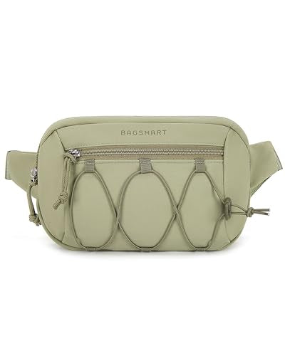 Fanny Pack for Women - Large Capacity, Anti-Theft - Grayish Green