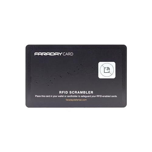 RFID Blocking Card - Slim Privacy Scrambler for Travel