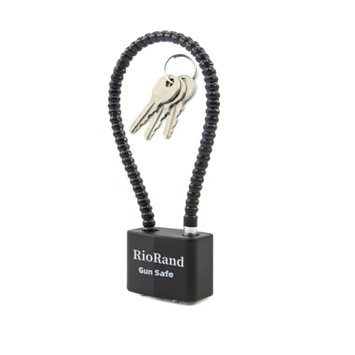 Keyed Alike Cable Gun Lock - 8.5" & 15" Sizes - 3 Keys Included