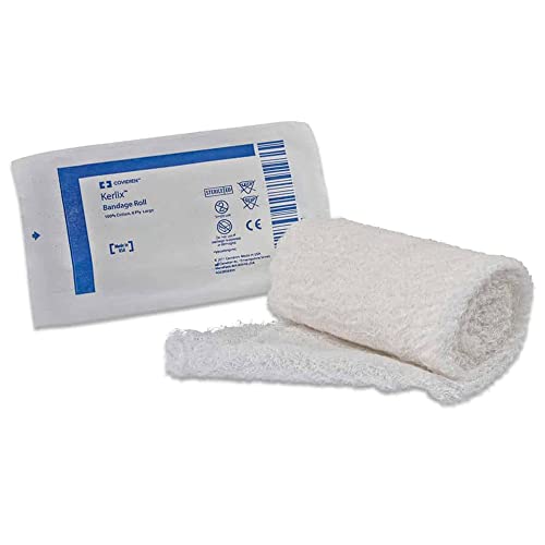 Sterile Gauze Bandage Roll, 6-Ply Crinkle-Weave, 3.4" x 3.6 Yards - 1
