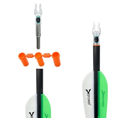 Lighted Arrow Nocks with On/Off Switch for .204/.233/.244/.246" Arrows