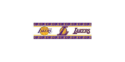 Los Angeles Lakers Wall Border - Vinyl Peel and Stick, 15ft x 5in