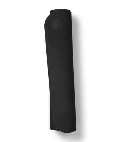 Manduka Begin Yoga Mat Black 68 x 24 Inch Reversible Cushioning for Beginners
